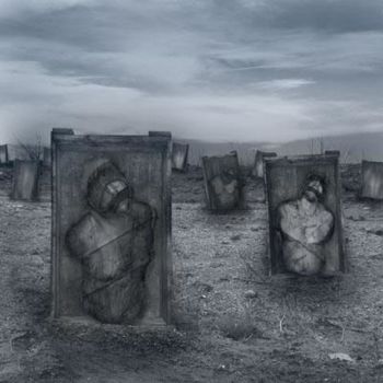 Картина под названием ""Alone in a Crowd"" - Mike Bohatch, Подлинное произведение искусства