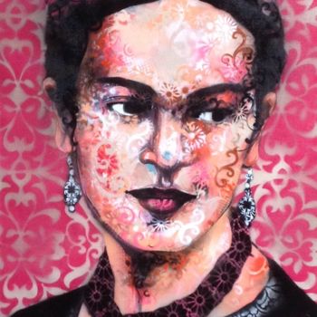 Peinture intitulée "Señorita Frida" par Sycée, 6c, Œuvre d'art originale, Acrylique