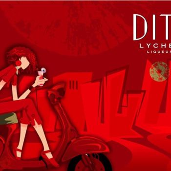 Arts numériques intitulée "Dita Key visual" par Ishen Design, Œuvre d'art originale