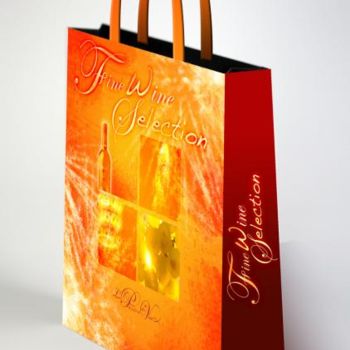 Arts numériques intitulée "Mercuris Wine Bag D…" par Ishen Design, Œuvre d'art originale
