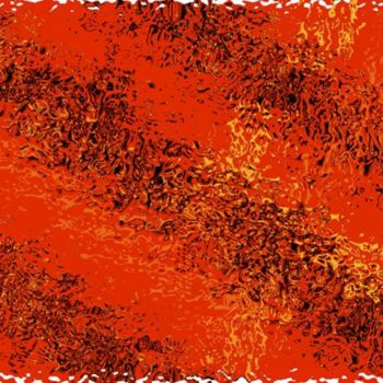 Digitale Kunst getiteld "Burning Hell Fire" door Syed Rizvi, Origineel Kunstwerk