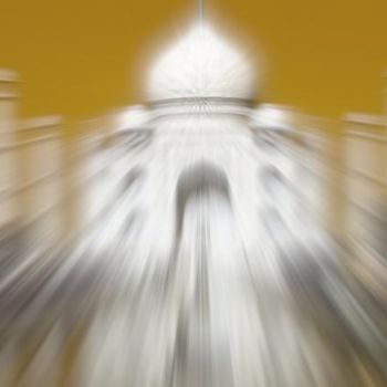 Arte digital titulada "Vanishing Taj Mahal" por Syed Rizvi, Obra de arte original