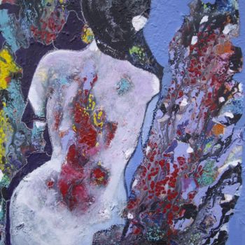 Pintura intitulada "Immersion" por Sylvie Oliveri, Obras de arte originais, Acrílico