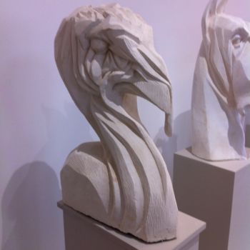 Skulptur mit dem Titel "Dindon" von Sylvain Bossut, Original-Kunstwerk