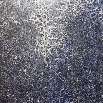 Malarstwo zatytułowany „Etincelle” autorstwa Sylvain Clercant, Oryginalna praca, Akryl Zamontowany na Drewniana rama noszy