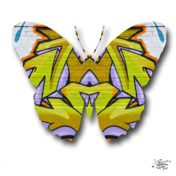 Fotografie mit dem Titel "urban-butterfly-n-4…" von Sylvain Lang, Original-Kunstwerk