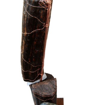 Sculpture titled "Acrobate" by Sylvain Potvin, Original Artwork, Wood
