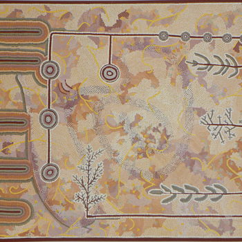 Peinture intitulée "Rêve de mon jardin" par Sylviane Lacroze, Œuvre d'art originale, Acrylique Monté sur Châssis en bois
