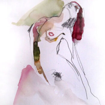 Рисунок под названием "Lassive" - Sylvia Baldeva, Подлинное произведение искусства, Другой