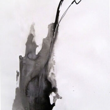 Dibujo titulada "Silhouette" por Sylvia Baldeva, Obra de arte original, Tinta