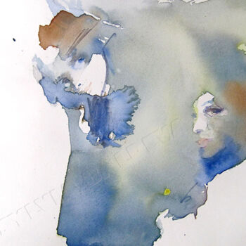 Peinture intitulée "Sournoises" par Sylvia Baldeva, Œuvre d'art originale, Aquarelle
