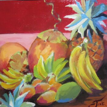 Peinture intitulée "fruits-pays-ii.jpg" par Sylvia Fuet, Œuvre d'art originale