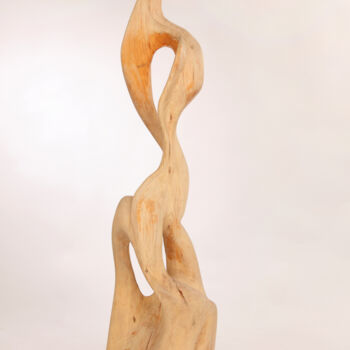 Скульптура под названием "Stauraxonia" - Sylvia Gnatz, Подлинное произведение искусства, Дерево