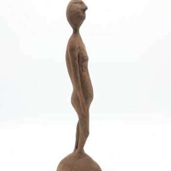 Sculpture titled "Wenge" by Sylvia Gnatz, Original Artwork, Wood
