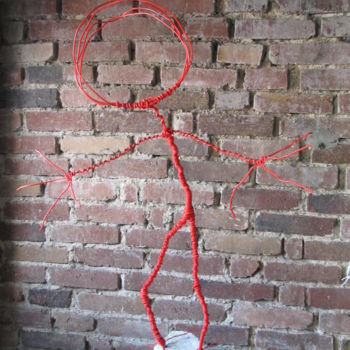 Скульптура под названием "FANFRELUCHE" - Sylvia Janik, Подлинное произведение искусства, Металлы