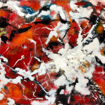 Картина под названием "Accelerando" - Sylvia Moritz, Подлинное произведение искусства, Акрил Установлен на Деревянная рама д…
