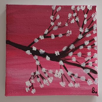 Peinture intitulée "Cherryblossom" par Maze, Œuvre d'art originale, Acrylique