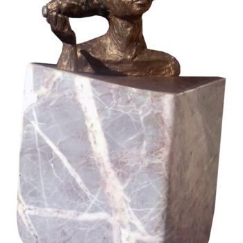 Sculpture titled "So tells water I" by Sylviane Selma, Original Artwork, Stone