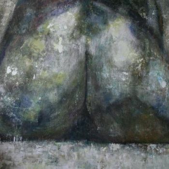 Painting titled "Coco fesses" by Sylviane Le Boulch, Original Artwork