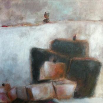 Peinture intitulée "Les SumosQ Dés" par Sylviane Le Boulch, Œuvre d'art originale