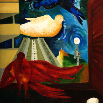 제목이 "Sem Título"인 미술작품 Sylvia Serra Barreto로, 원작, 기름