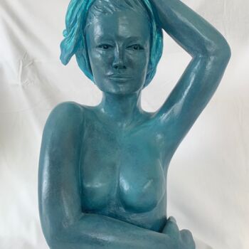 Скульптура под названием "ANAIS" - Sylvie Allais, Подлинное произведение искусства, Терракота