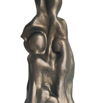 Sculptuur getiteld "Le Moment" door Sylvie Antoniotti, Origineel Kunstwerk, Klei