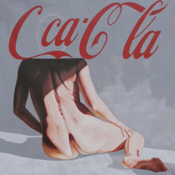 Malerei mit dem Titel "C ça , C là" von Sylvie Bayard (Sylvestre), Original-Kunstwerk, Acryl Auf Keilrahmen aus Holz montiert