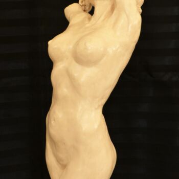 Sculpture titled "Torse de femme2" by Sylvie Bourély (SB), Original Artwork, Terra cotta