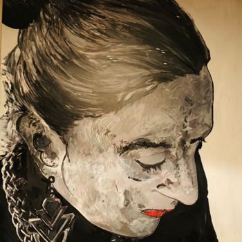Картина под названием "Marie" - Sylvie Paule Caron, Подлинное произведение искусства, Акрил