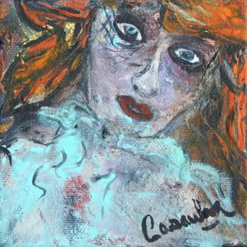 Painting titled "non, c'est non" by Sylvie Casaubon, Original Artwork, Acrylic