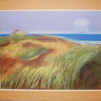 Painting titled "dune" by Sylvie Collard, Original Artwork