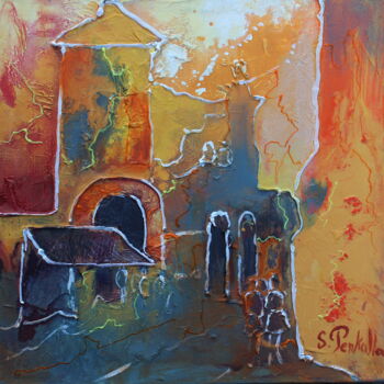 Peinture intitulée "maroc2.jpg" par Sylvie Delhors Penkalla, Œuvre d'art originale