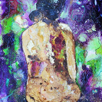Pintura titulada "nu coloré" por Sylvie Delhors Penkalla, Obra de arte original, Acrílico