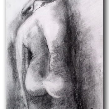 Malerei mit dem Titel "nu-homme-2.jpg" von Sylvie Delhors Penkalla, Original-Kunstwerk