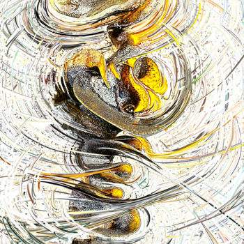 Photographie intitulée "Crayonnée 0499-089-3" par Sylvie Dessert (Syl), Œuvre d'art originale, Photographie manipulée