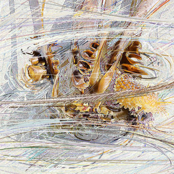 Fotografía titulada "Crayonnée 0630-14" por Sylvie Dessert (Syl), Obra de arte original, Fotografía manipulada