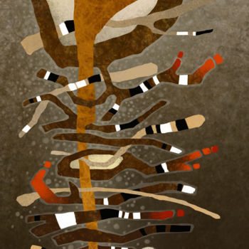 Arts numériques intitulée "Brimborion" par Sylvie Dessert (Syl), Œuvre d'art originale, Peinture numérique