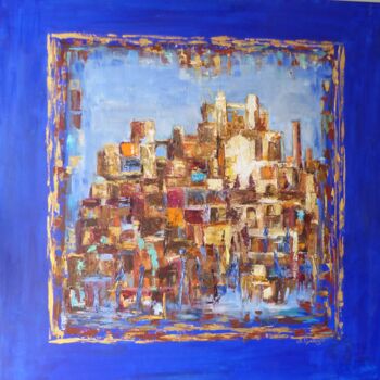 Painting titled "Favelas" by Sylvie Gallizio, Original Artwork, Oil