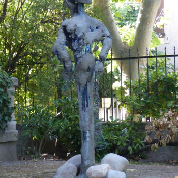 Sculpture intitulée "Lucy" par Sylvie Gallizio, Œuvre d'art originale, Métaux