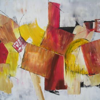 Malerei mit dem Titel "Fanfare" von Sylvie Guyomar (Sylvie G), Original-Kunstwerk, Öl