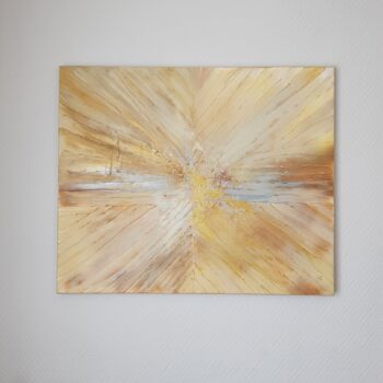 Painting titled "Sable" by Sylvie Hermann, Original Artwork, Acrylic Mounted on Wood Stretcher frame