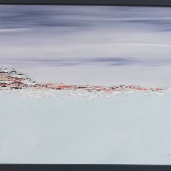 Painting titled "Au bord de mer" by Sylvie Hillion, Original Artwork, Acrylic