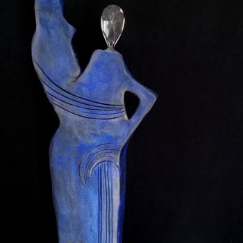 Escultura titulada "Eternité" por Sylvie Jabot, Obra de arte original, Terracota
