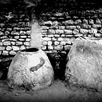 "fours à pain ," başlıklı Fotoğraf Sylvie Léandre tarafından, Orijinal sanat