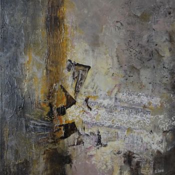 Painting titled "Échappée musicale -…" by Sylvie Loudieres, Original Artwork, Acrylic