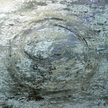 Peinture intitulée "Spirituals Meteorits" par Sylvie Mallet, Œuvre d'art originale, Huile