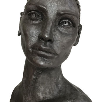 Sculpture titled "Lei" by Sylvie Mathiswan, Original Artwork, Clay