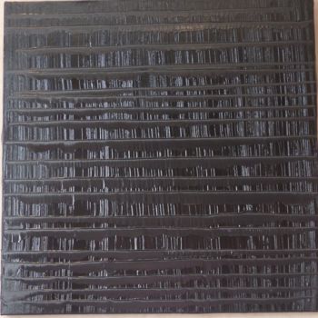 Peinture intitulée "l'autre noir" par Pierre Locci, Œuvre d'art originale, Acrylique