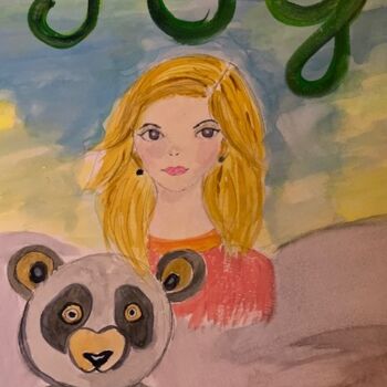 Pintura titulada "JOIE" por Sylvie Rivalta Galtier, Obra de arte original, Acuarela